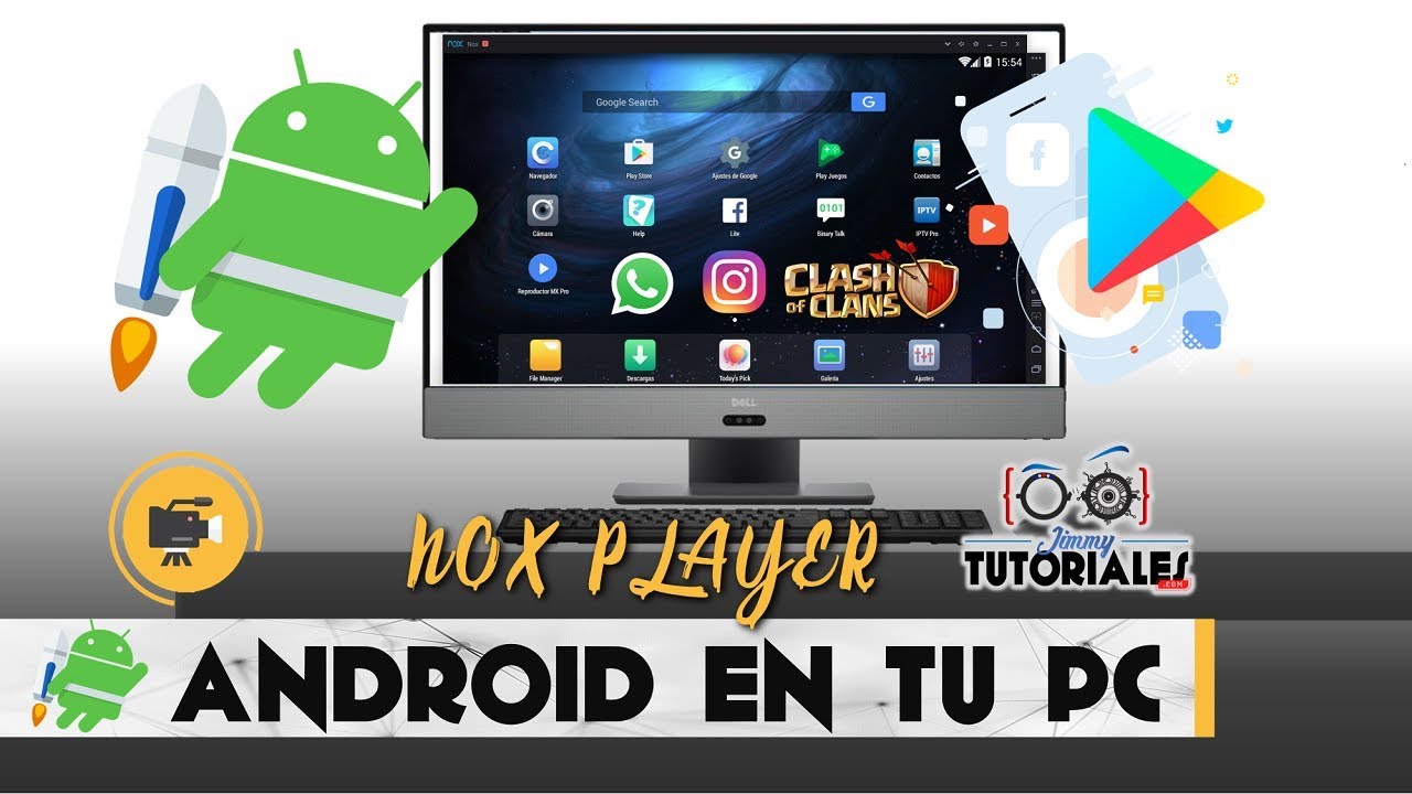 JimmyTutoriales's tweet card. CÓMO INSTALAR JUEGOS Y APLICACIONES ANDROID EN TU COMPUTADORA 💯...