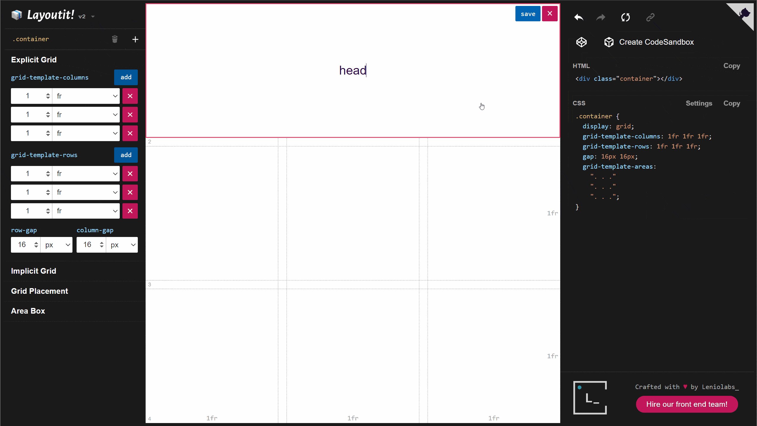_adeeb's tweet card. Quickly design web layouts, and get HTML and CSS code. Learn CSS Grid visually build web layouts with our interactive CSS Grid Generator.