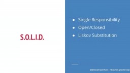 nomadphp's tweet card. Presented by Jessica Mauerhan April 16, 2020 SOLID – a set of concepts for designing maintainable and understandable software – yet some of these ideas can be hard to understand themselves. Scholarly...