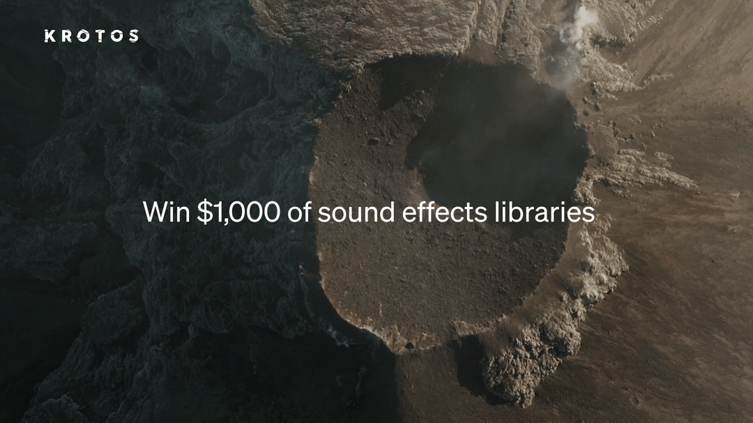 Oper_8's tweet card. We’re excited to offer you the chance to win $1,000 worth of Krotos sound effects libraries – a massive boost for your next project. Select anything from Foley to footsteps, impacts to cinematic...