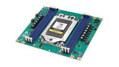 aaronngmbh's tweet card. SOM-E781: COM-HPC® Server Size E Modul mit AMD EPYC™ 8004 CPU, bis 64 Kerne, 576GB DDR5, PCIe Gen5 & CXL1.1 Support.