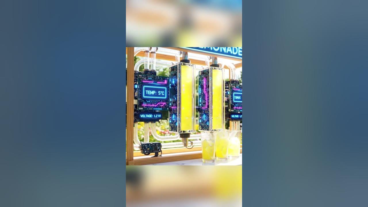 TeamEdueng's tweet card. Summer Refreshment Meets Circuit Logic 🍋⚡️