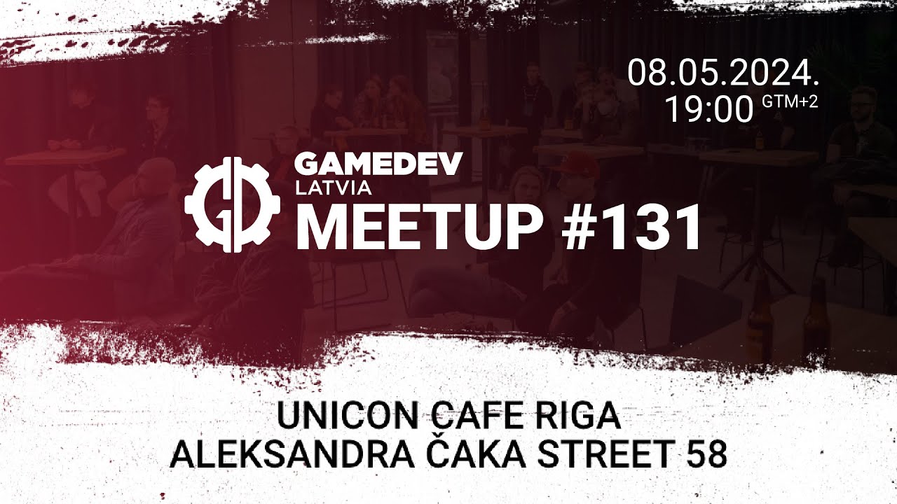gamedevlv's tweet card. Gamedev meetup #131 - Fawzi Mesmar & BRSD awards