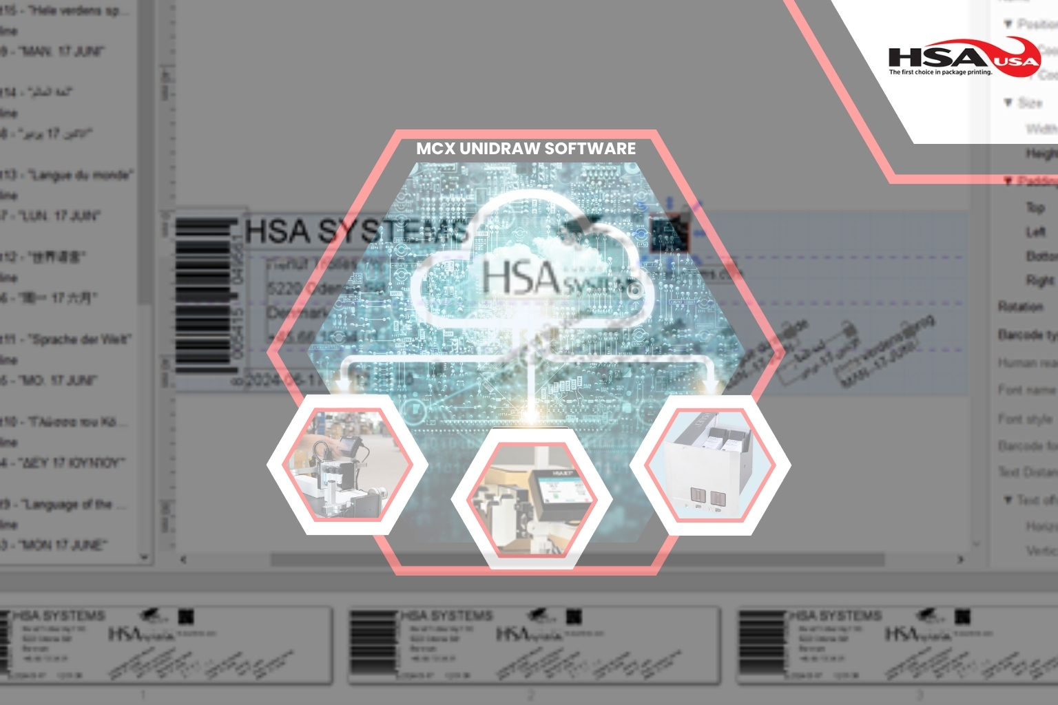 HSAUSALLC's tweet card. Discover the TIJ printer software powering our top industrial printers. Design, control, and simplify coding for any production line...