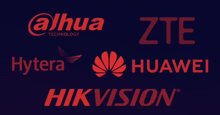 arrgibbs's tweet card. U.S. regulators have imposed a ban on Chinese telecommunications and video surveillance equipment from Huawei, ZTE, Hytera, Hikvision, and Dahua.