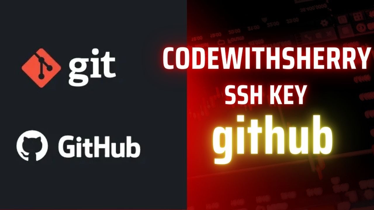 codewithsherry7's tweet card. How To Generate and Add SSH Key to Github | Configure Git and Github...