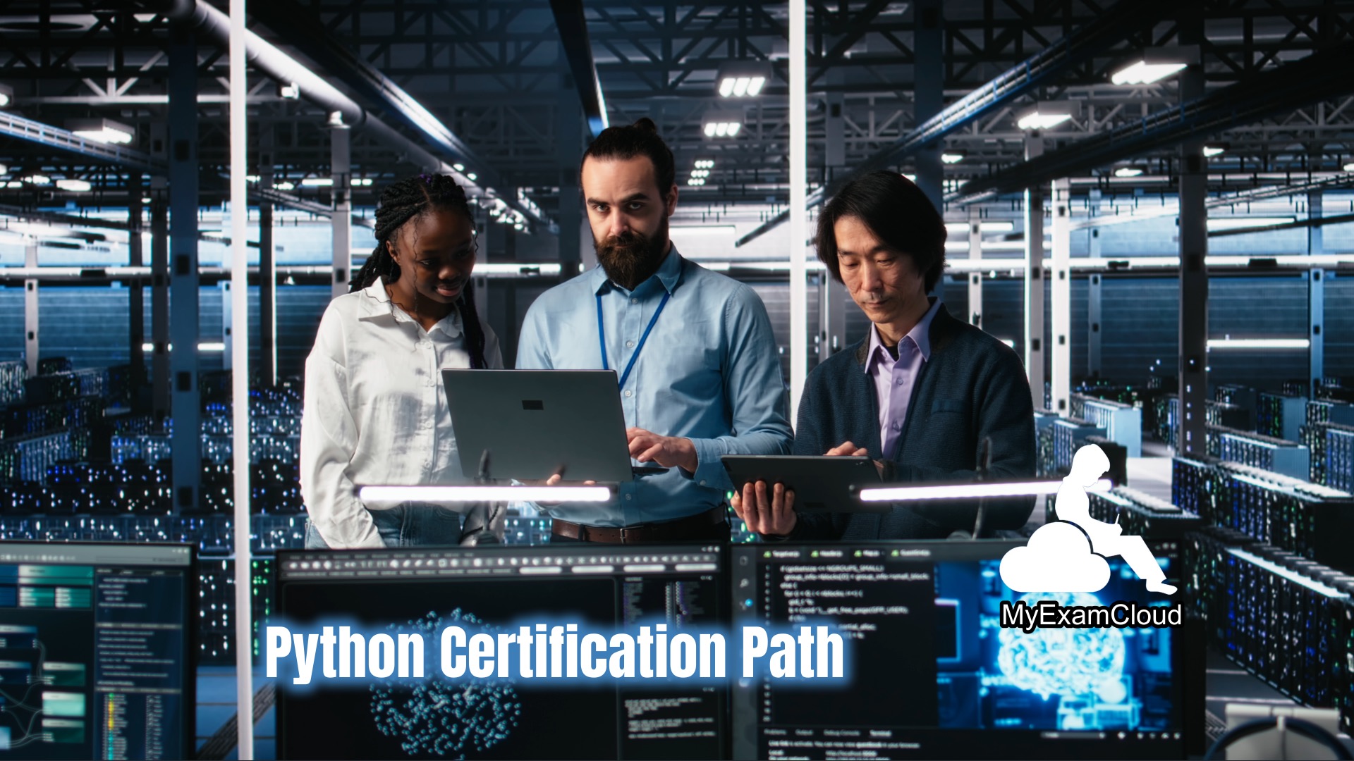 myexamcloud's tweet card. MyExamCloud Blog Article - Python Certification Path in 2025: Complete Roadmap for Developers, Testers, and Analysts
