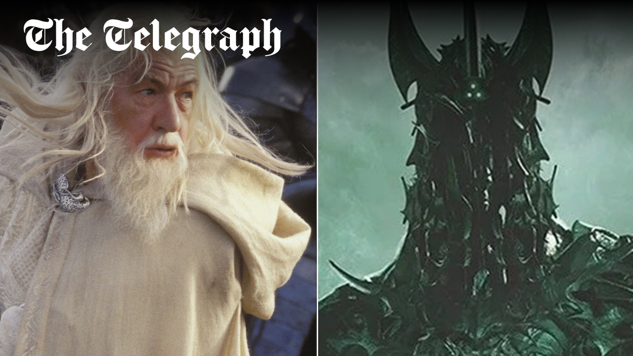 Telegraph's tweet card. University course compares treatment of Tolkien’s dark evil characters with ‘anti-African antipathy’