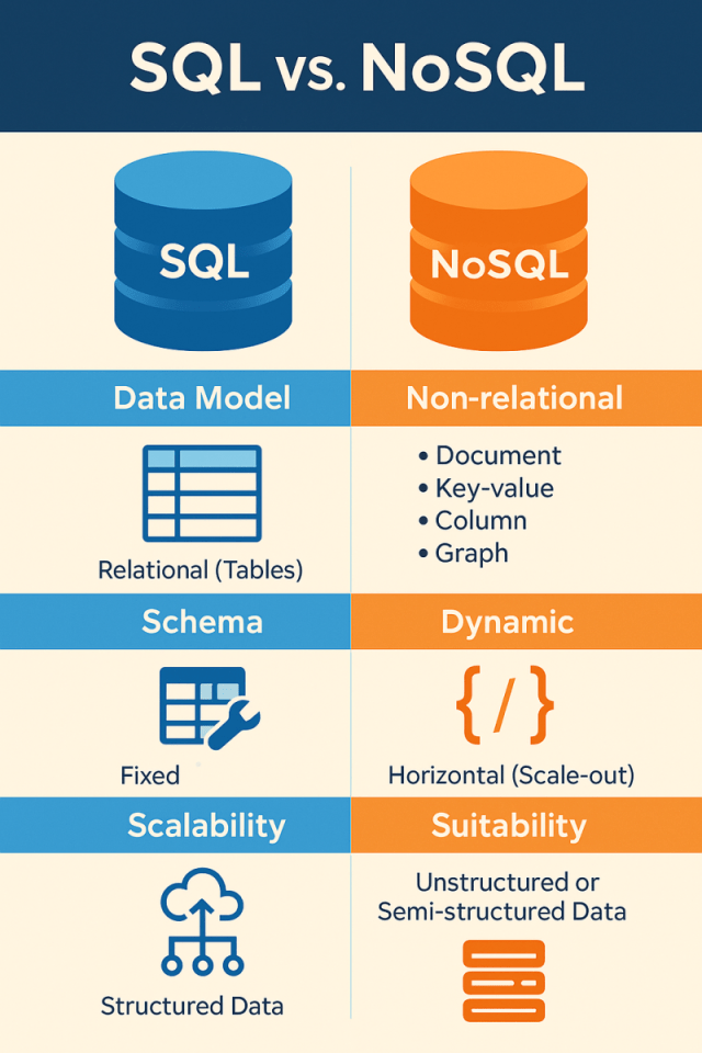 andirst's tweet card. 🧠 Apa Itu SQL dan NoSQL?SQL (Structured Query Language) adalah bahasa pemrograman standar untuk sistem manajemen basis data relasional (RDBMS) seperti MySQL, PostgreSQL, dan Microsoft SQL Server.No…