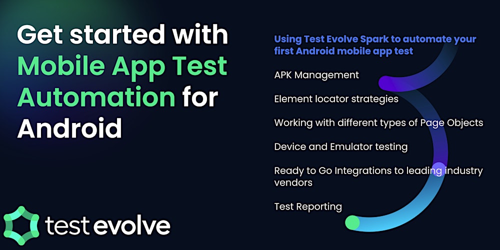 kush4testing's tweet card. Using Test Evolve Spark to automate your first Android mobile app test