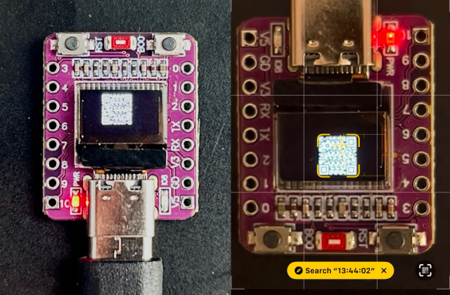 Arduino24x7's tweet card. [WhiskeyTangoHotel] wrote in with his newest clock build — and he did warn us that it was minimalist and maybe less than useful. Indeed, it is nothing more than a super-cheap ESP32-C3 breakou…
