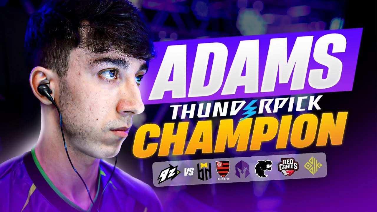 adamS_csgo's tweet card. 9z adamS | GANADORES Thunderpick 2025 SA S2