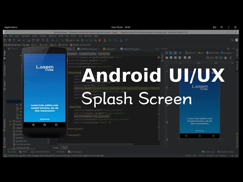 lasemcode's tweet card. Android Splash Screen - Android UI