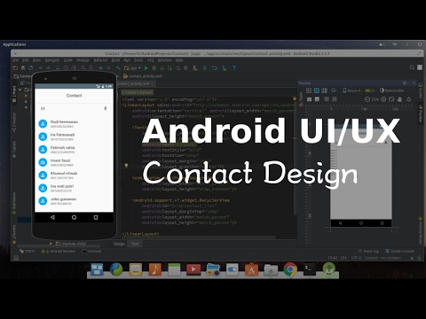 lasemcode's tweet card. Contact Design - Android UI Design