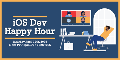 iosdevhappyhour's tweet card. A place for iOS Devs to hang out!