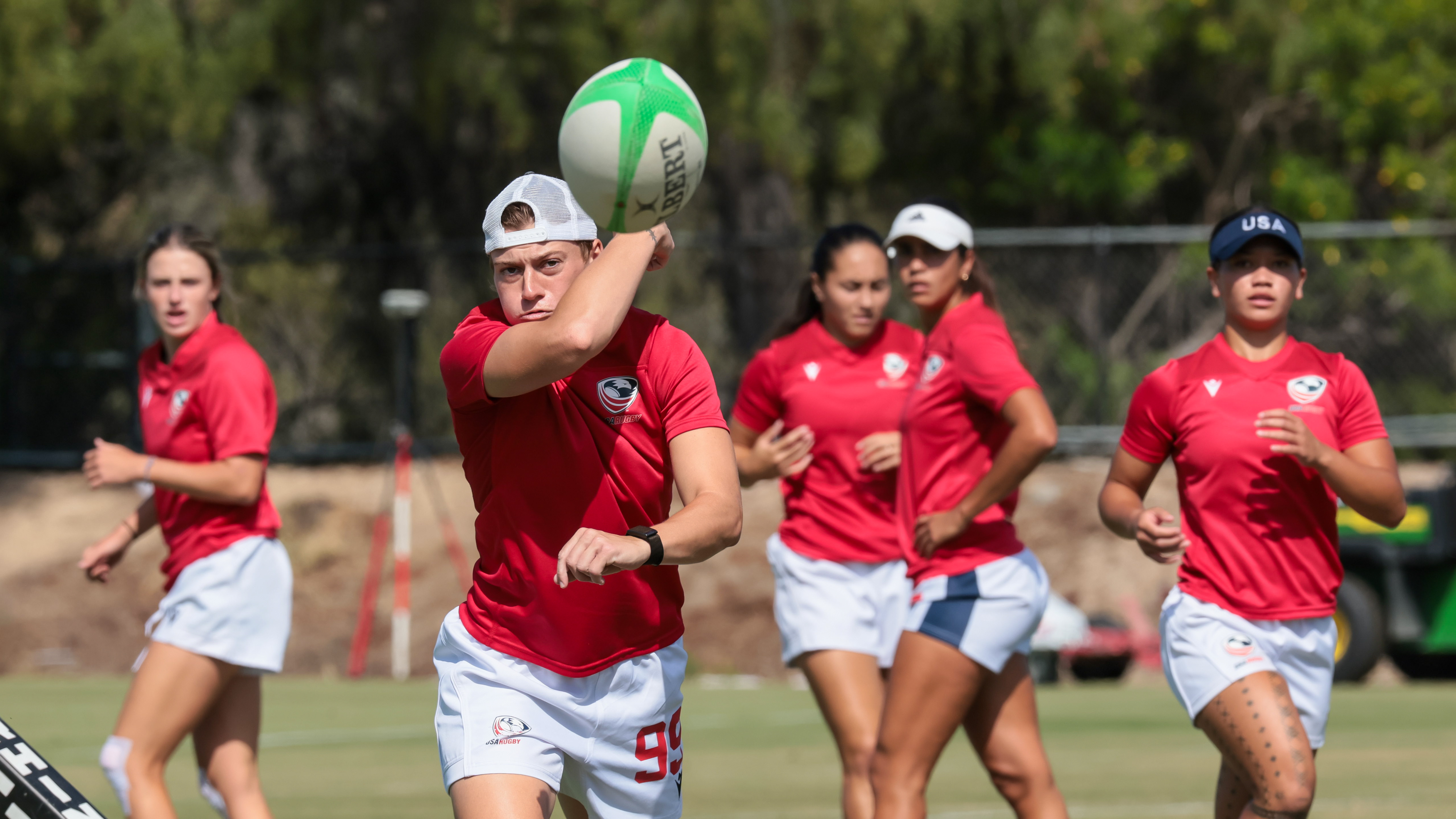 USARugby's tweet card. USA Women’s Sevens warm up for upcoming season in Australia