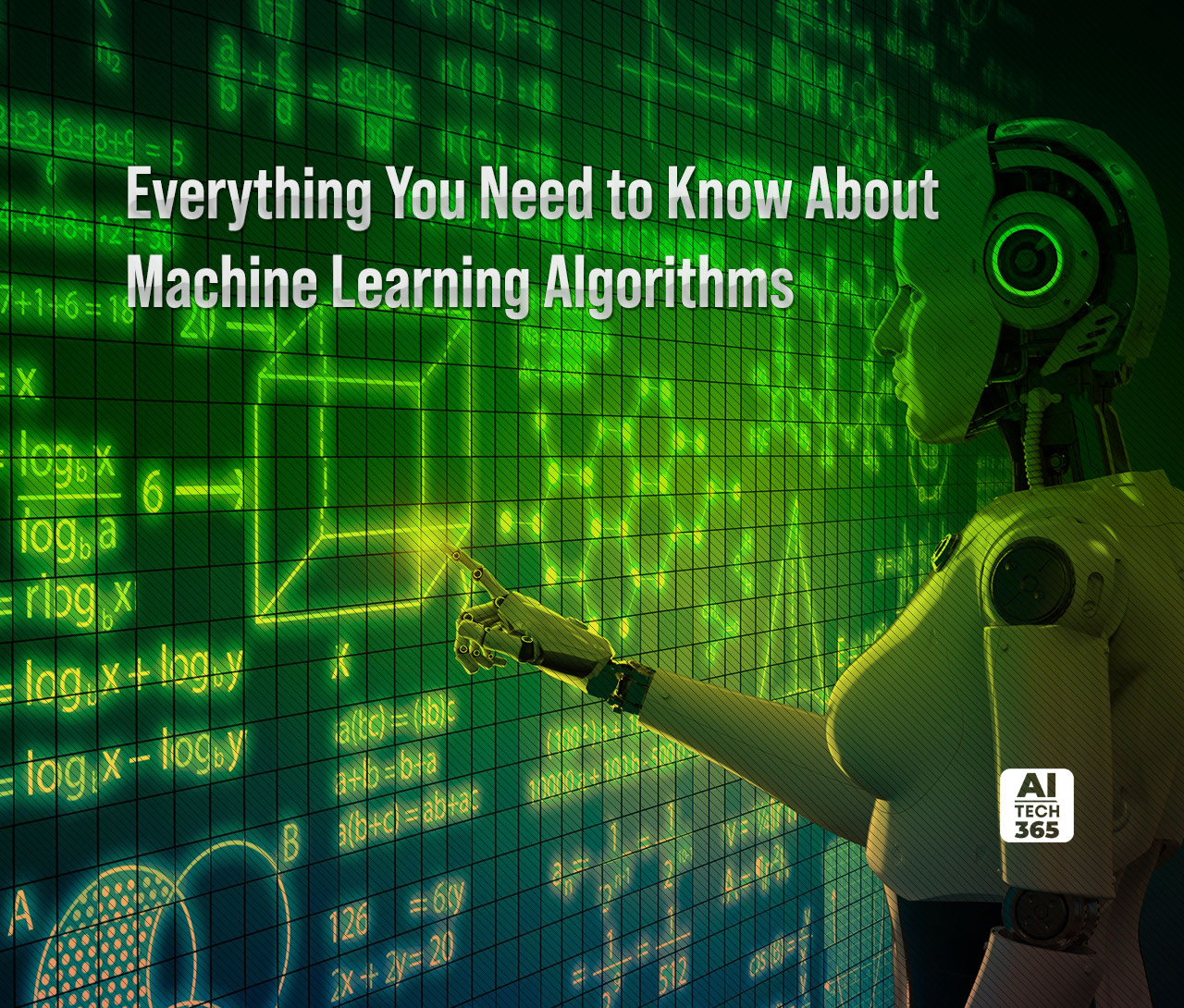 AITech365's tweet card. Learn about the different machine learning algorithms. This blog discusses supervised, unsupervised, and reinforcement learning algorithms.