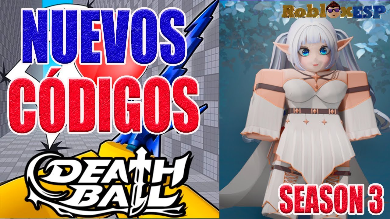 SoyRobloxESP's tweet card. TEMPORADA 3 🗡️ CÓDIGOS DE BOLA DE LA MUERTE 🗡️ CÓDIGOS DE DEATH BALL