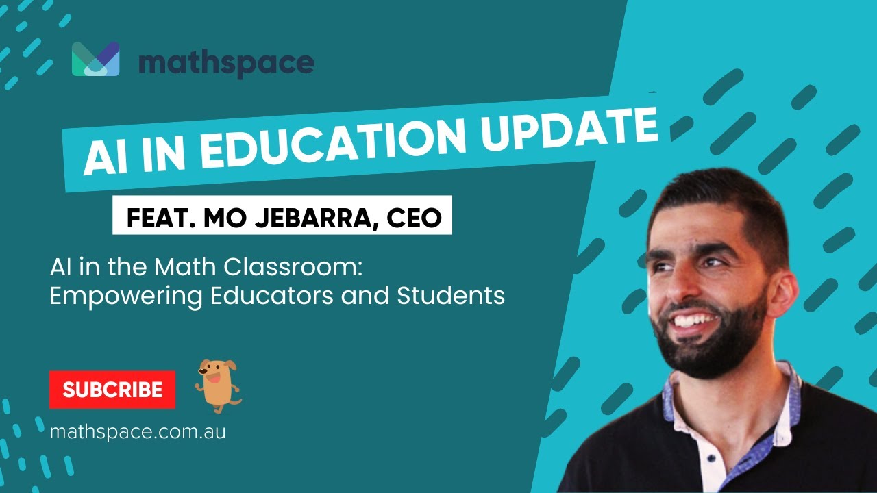 camplexlearning's tweet card. AI in the Maths Classroom feat Mo Jebarra, CEO and Founder of...