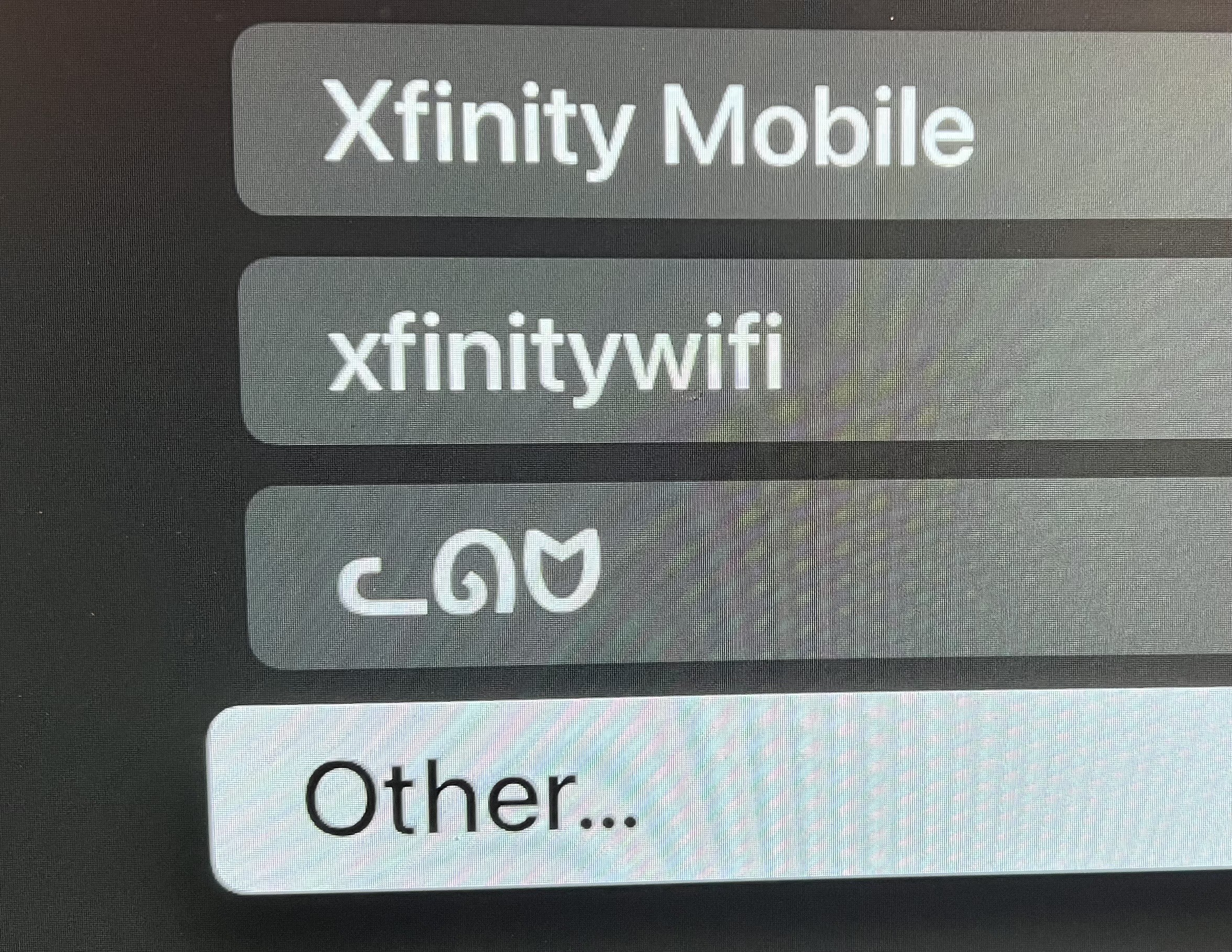 unitof's tweet card. Attached: 1 image I’ve found the best wifi name. In awe of whoever’s network it is. ᓚᕠᗢ. (Figured out the symbols after consulting a Unicode consortium friend)