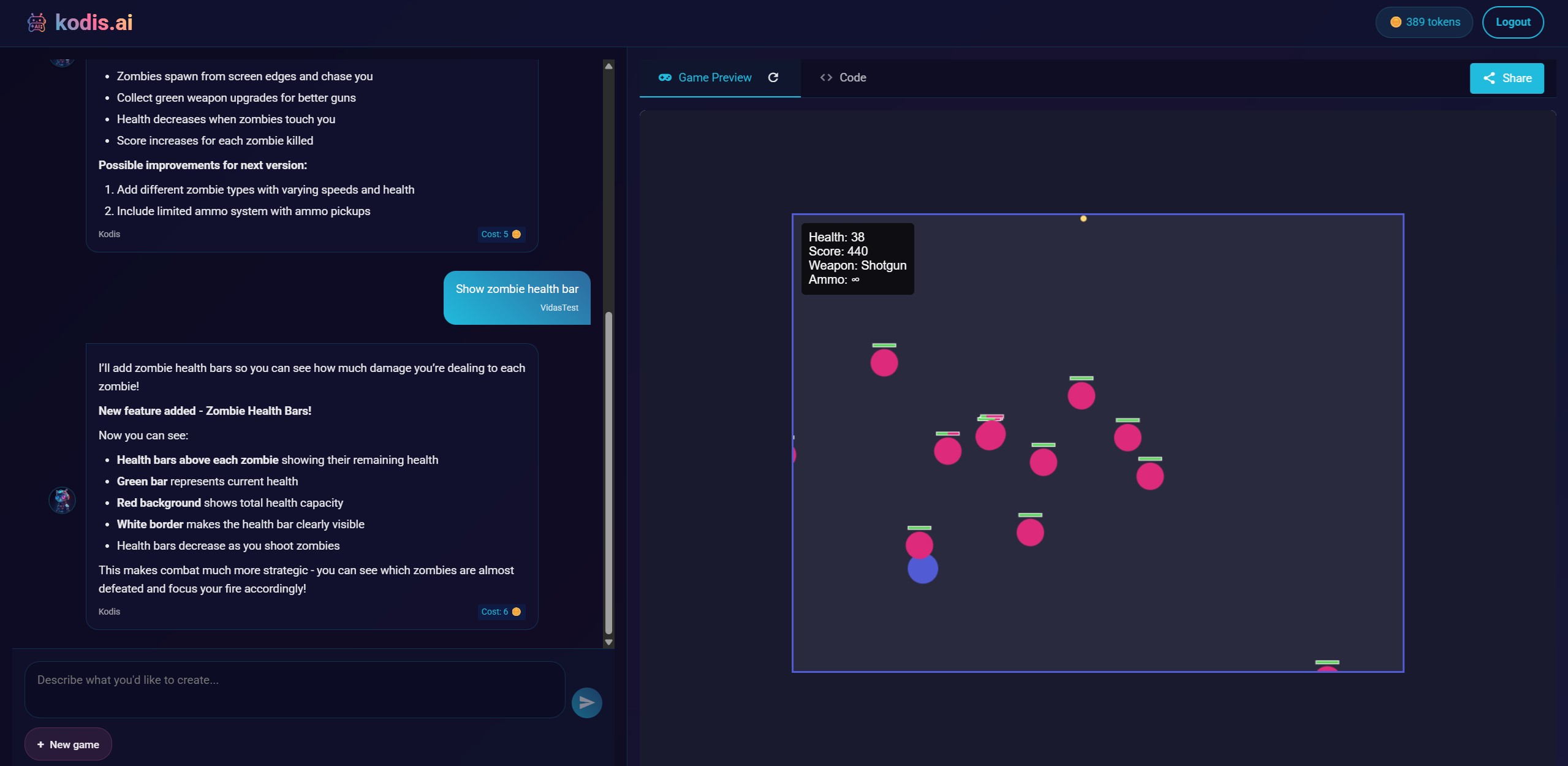 VibeCodingList's tweet card. Computer game development agent for kids. Create your first game in a minute!
