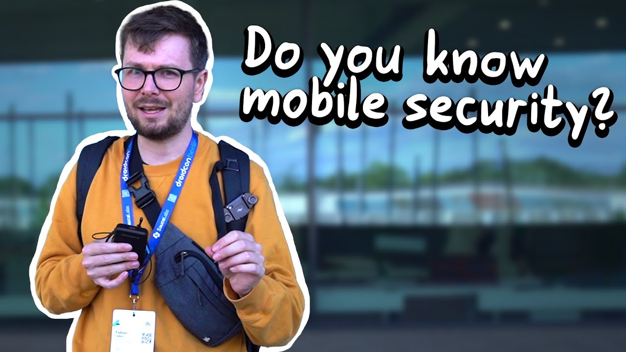 LiveOverflow's tweet card. Asking Android Developers About Security at Droidcon Berlin