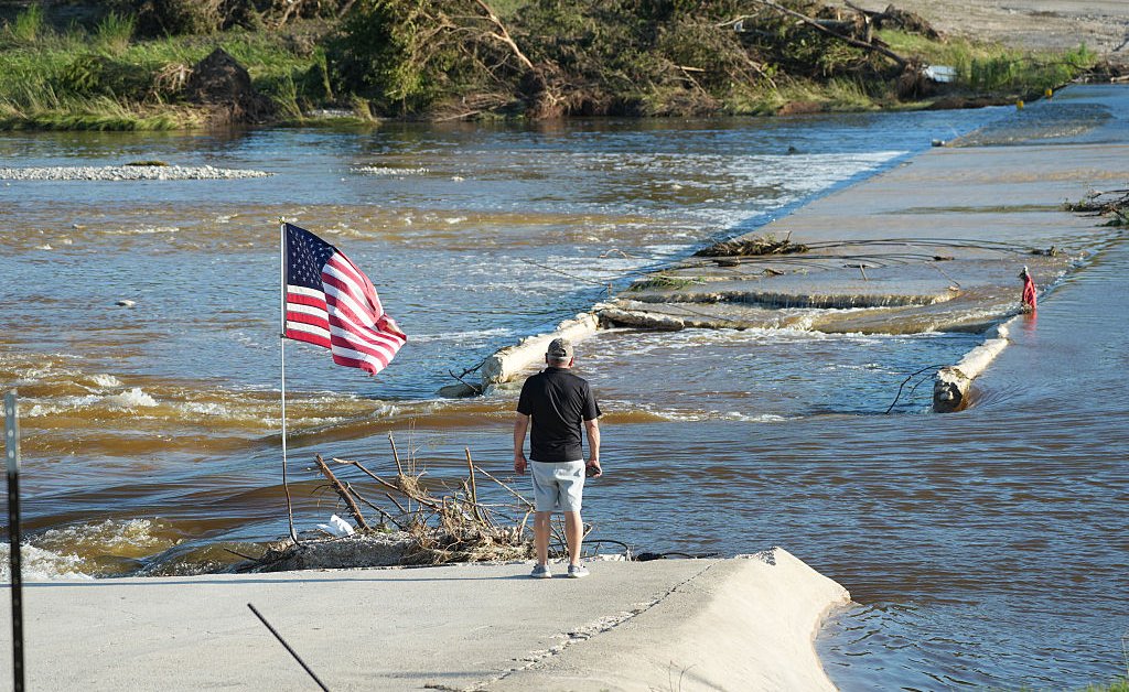 nature_org's tweet card. “Regardless of where we live or how we vote, extreme weather puts us all at risk," writes Katharine Hayhoe.