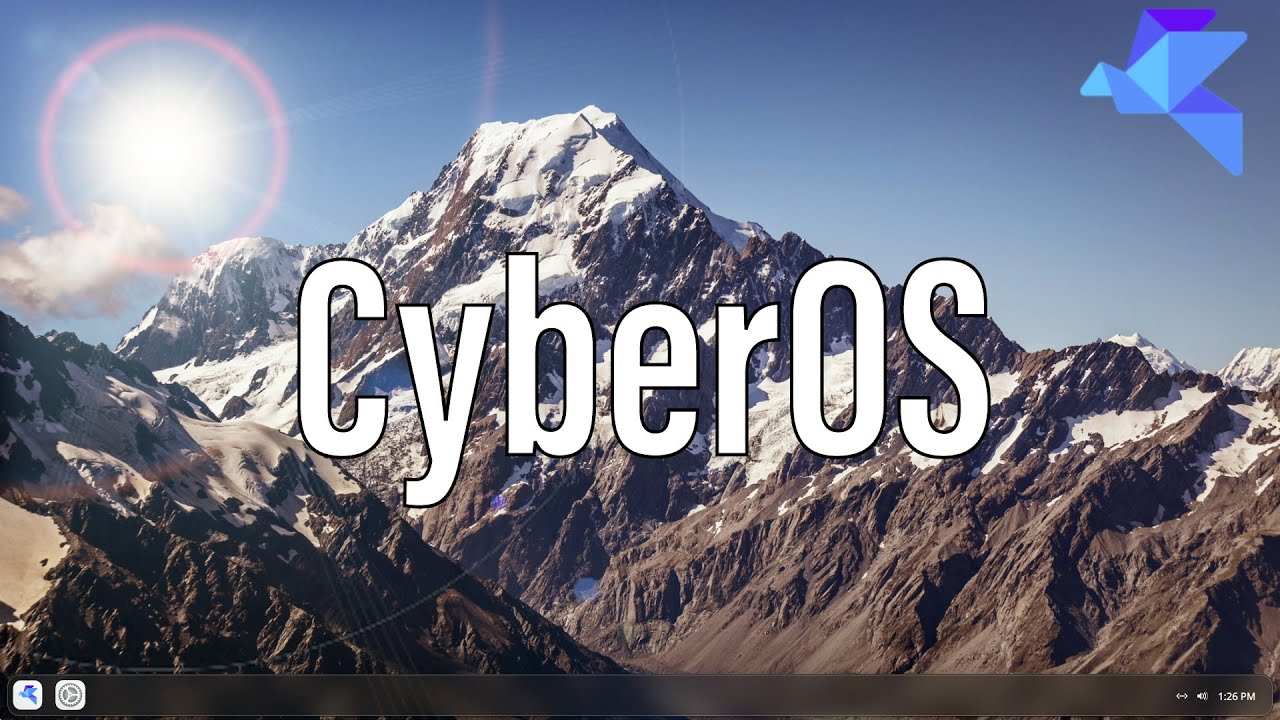 TylerTechNow's tweet card. CyberOS | An Interesting New Arch Based Distro