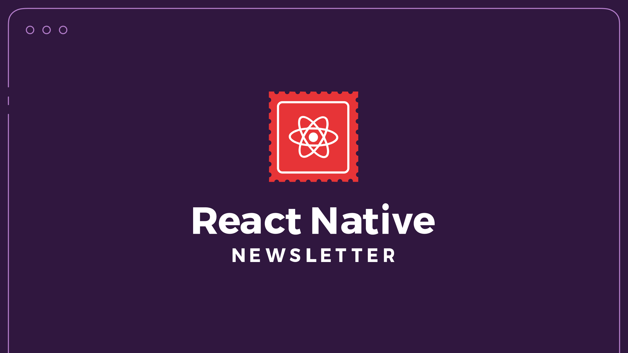 RNNewsletter's tweet card. This week’s issue features: major announcements from Expo, accessibility & props for screenreaders in React Native, and the latest on React 19.