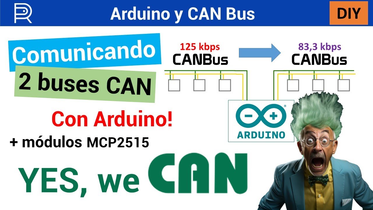 RobotecsRyT's tweet card. ✅ !Conecta 2 redes #canbus a diferentes velocidades usando un PUENTE...