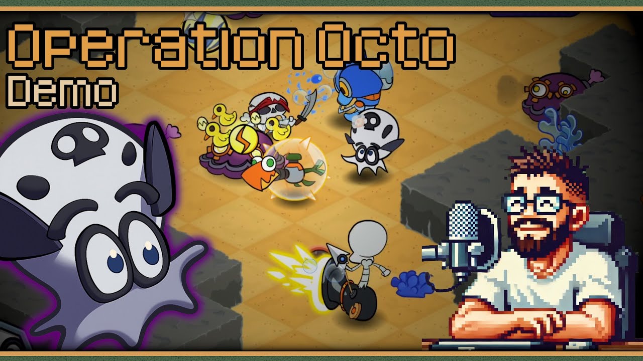 JSoothingPixels's tweet card. Operation Octo (Demo)- Tower Defense With Tentacles, Teeth & Tiny...