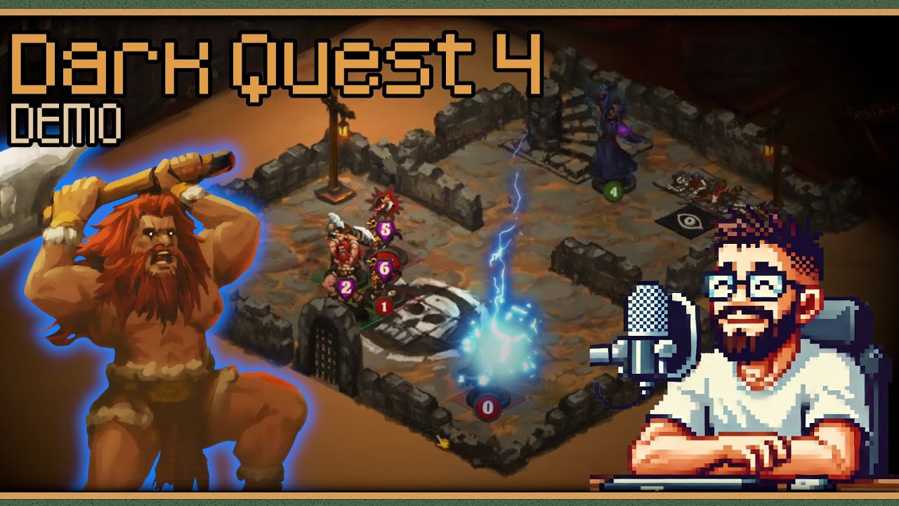 JSoothingPixels's tweet card. Dark Quest 4 – First Look at the Demo! ⚔️🧙‍♂️