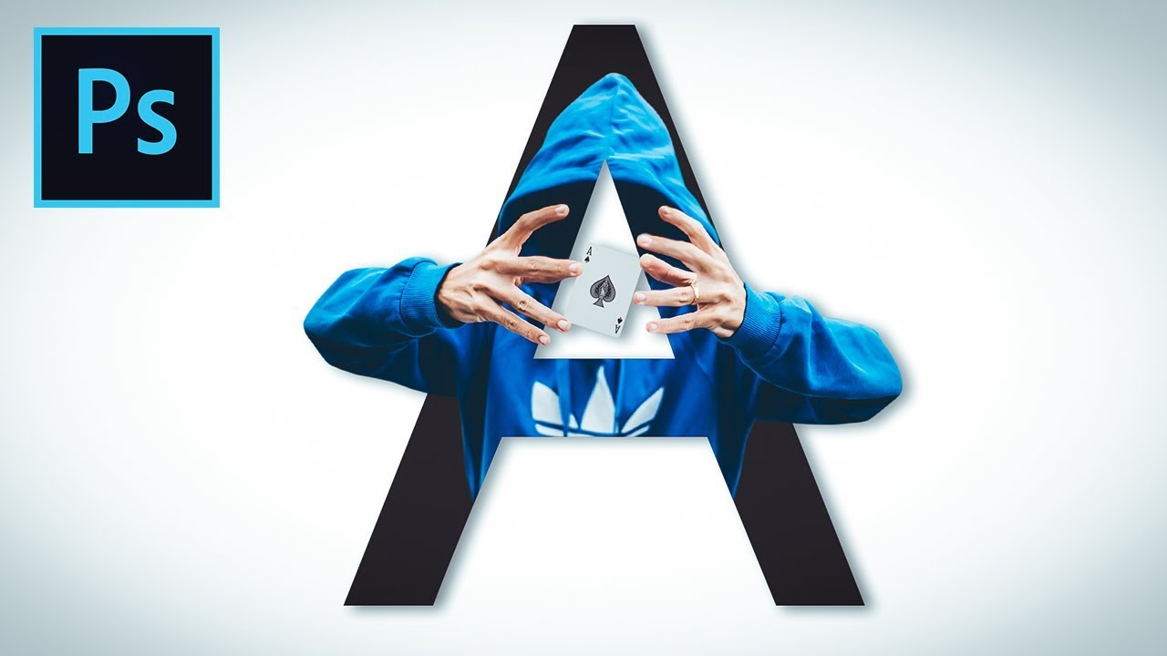 PS_TutorialsTV's tweet card. How to Create an Awesome Letter Portrait - Photoshop Tutorial