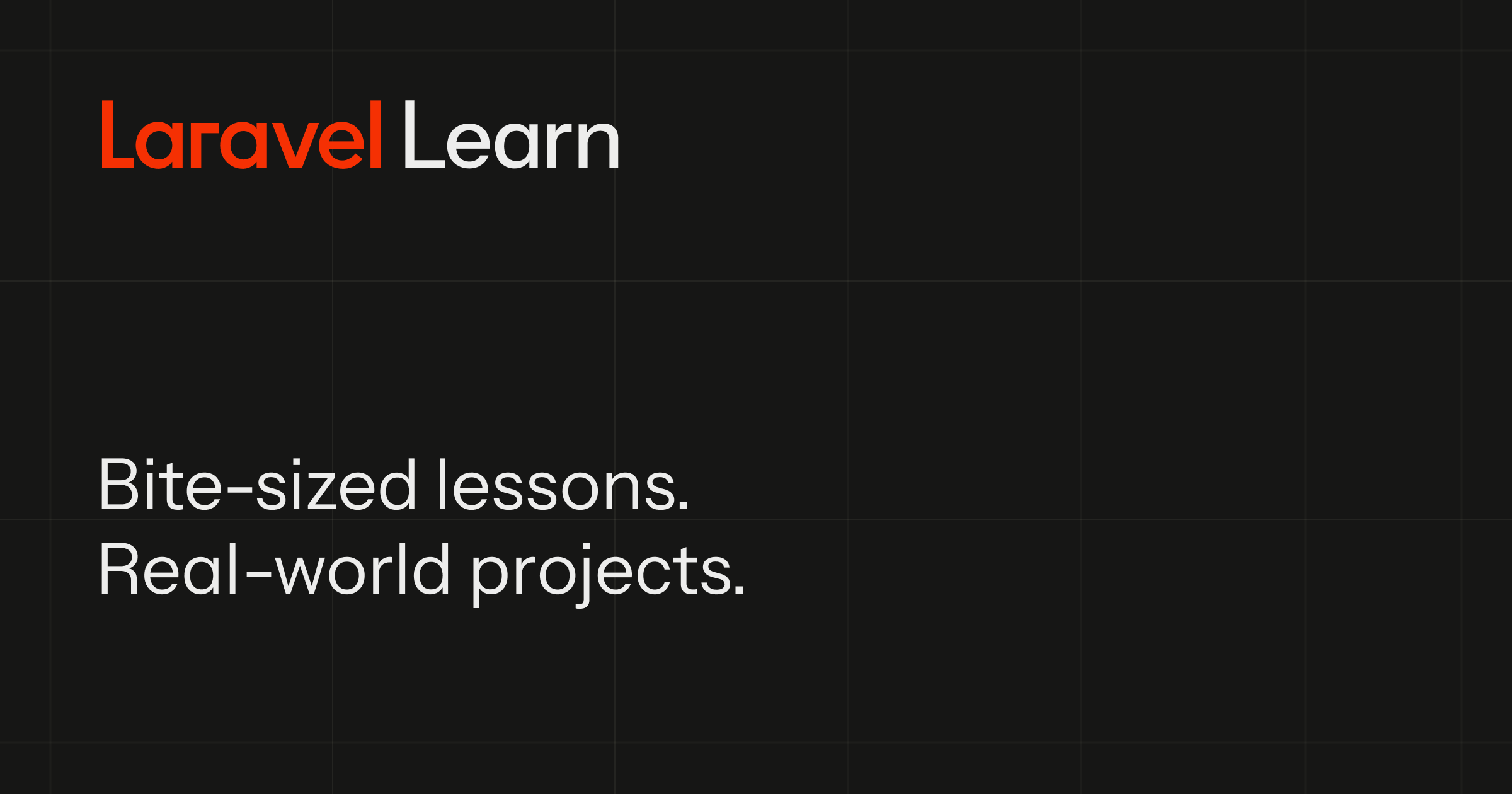 laravelphp's tweet card. Kickstart your Laravel journey with free mini video courses. Learn PHP fundamentals and Laravel basics through bite-sized lessons and real-world projects.