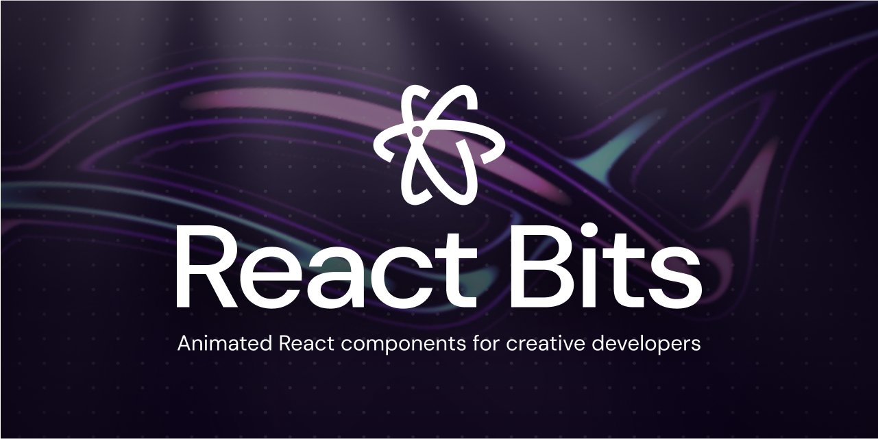 gibbok_coding's tweet card. An open source collection of animated, interactive & fully customizable React components for building memorable websites. - DavidHDev/react-bits