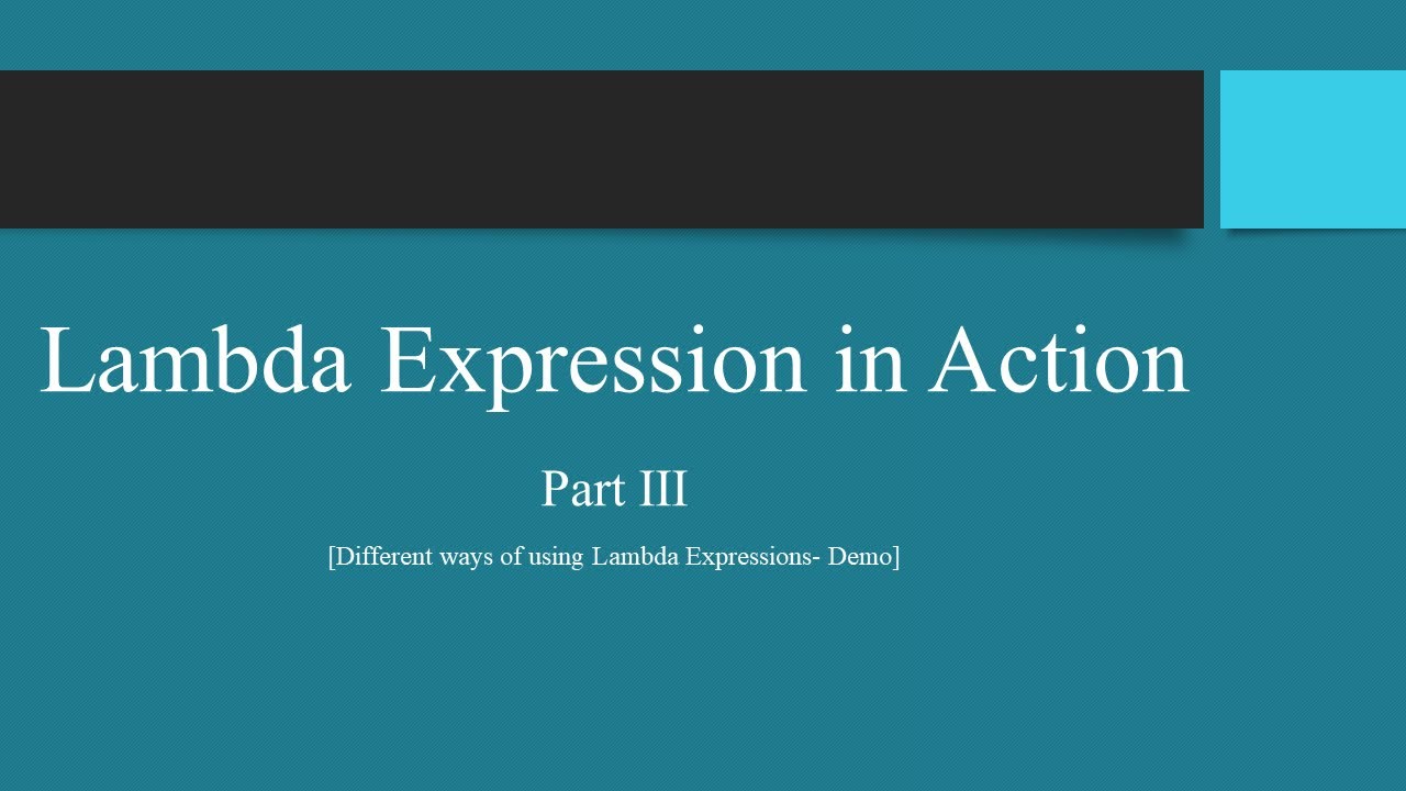 VgVgaurav's tweet card. Functional Programming in Java - Lambda Expressions - Part III -...