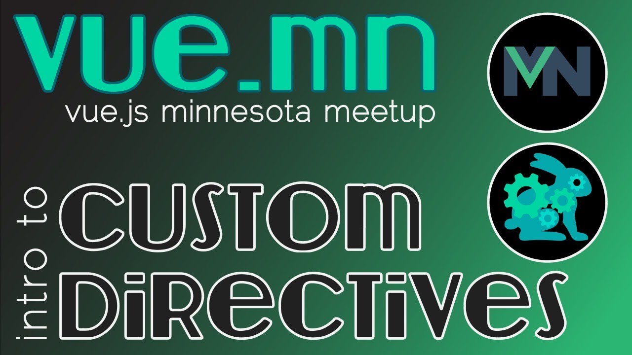 MattReski's tweet card. Vue.MN Meetup | Intro to Custom Directives | Livestream