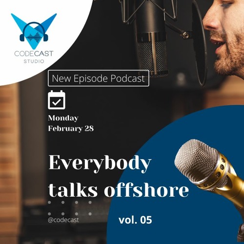 CodeValue's tweet card. Everybody talks Offshore (Hebrew)