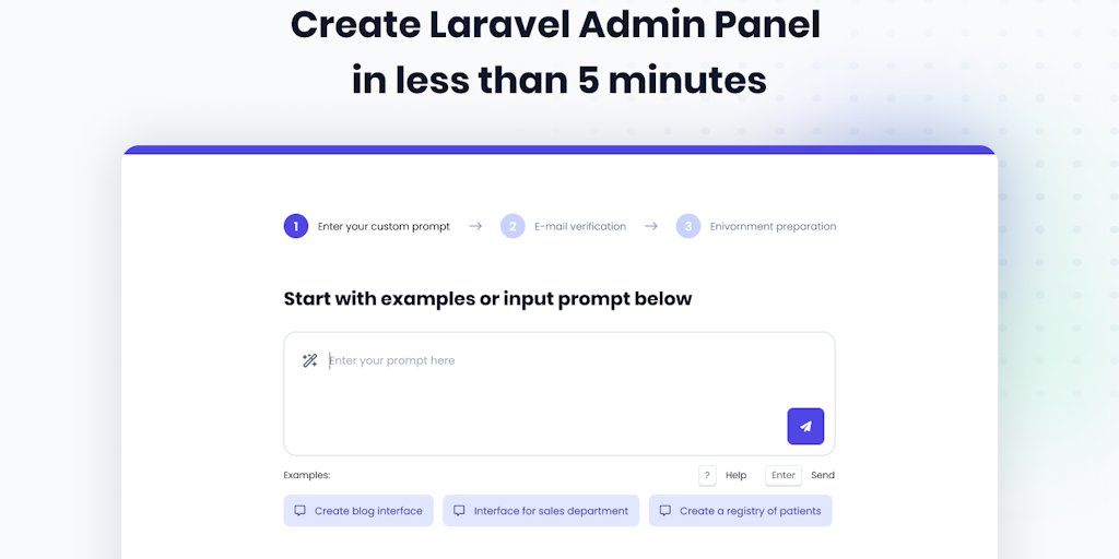 craftable_pro's tweet card. CraftAI is a GPT-powered Admin Panel Generator that lets you create custom admin interfaces in just 5 Minutes and for free. Codeless, painless, speechless 🤯