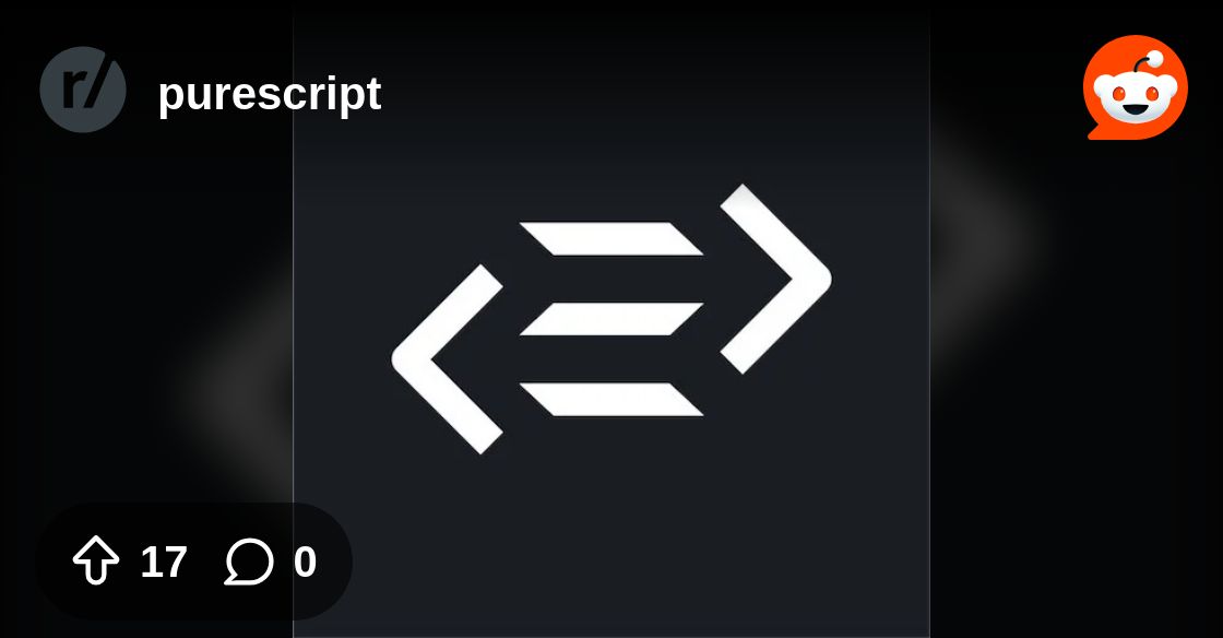 purescript's tweet card. Explore this post and more from the purescript community