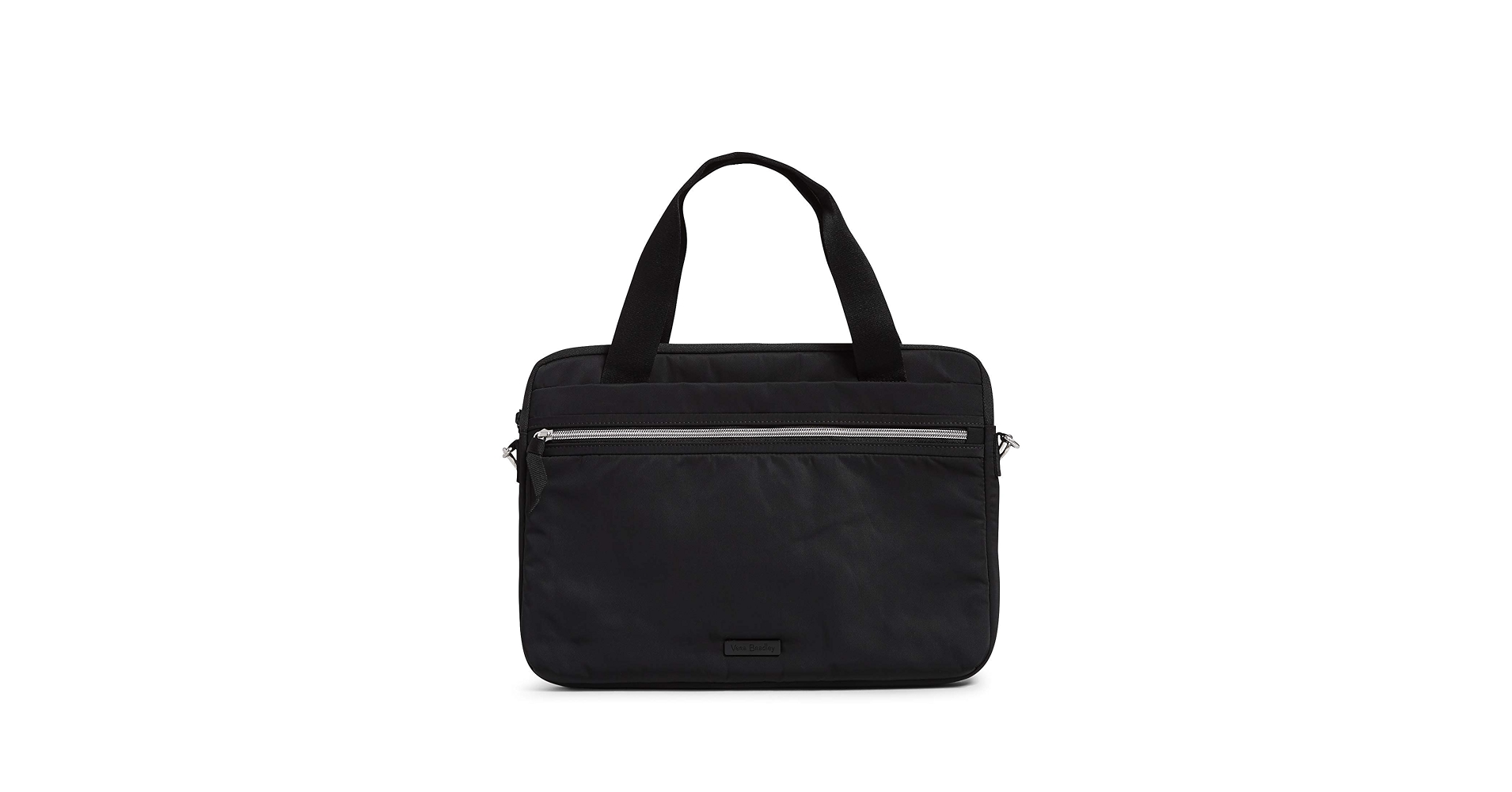 TechOffer6's tweet card. Made from sleek, water-repellent polyester. Exterior features two zip pockets. Interior features one slip pocket, two pen slips & two mesh pockets. Zip closure. Spot clean with gentle detergent,...