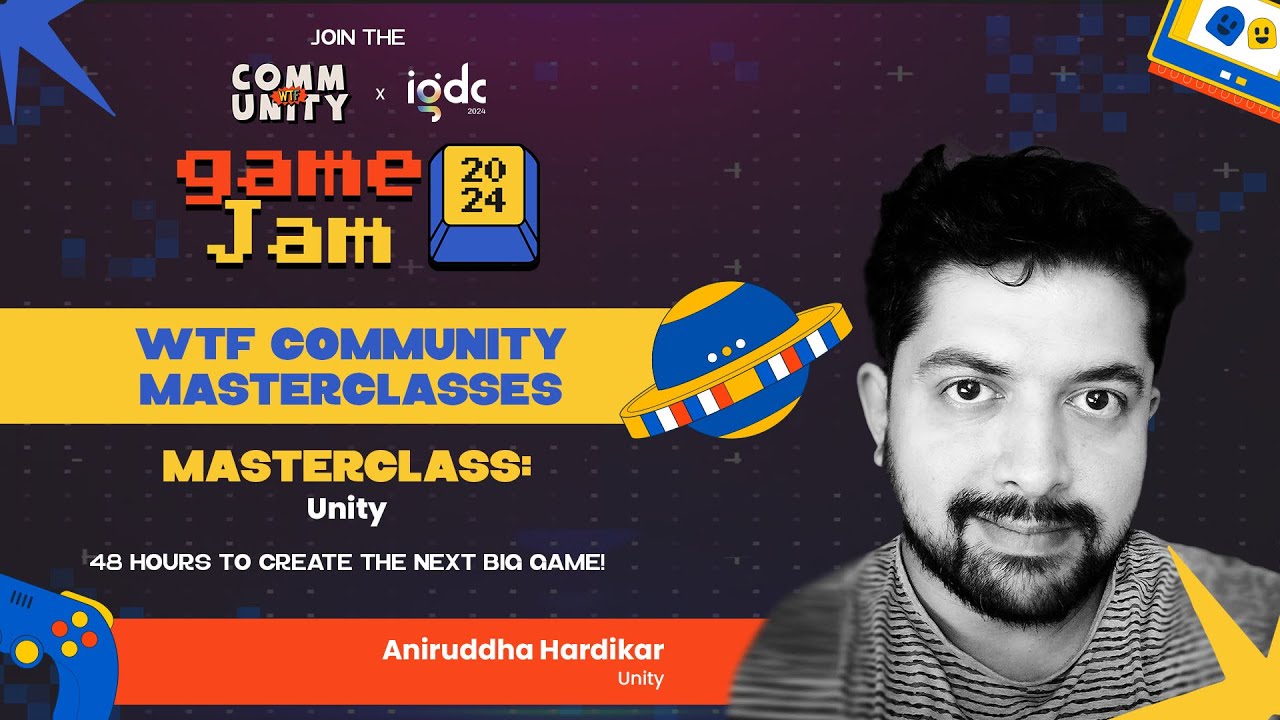 gamedev_india's tweet card. MasterClass: Unity