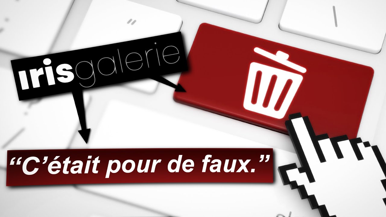 GGmilgram's tweet card. Iris Galerie supprime TOUT et le patron répond (c'est lunaire) 😶