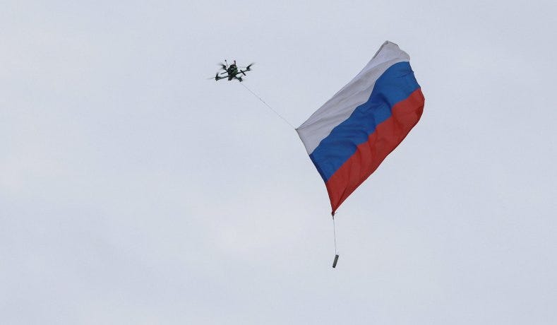sambendett's tweet card. Russia is building a drone industry by mandate: rankings for governors, subsidised demand for buyers, and patient state capital for…
