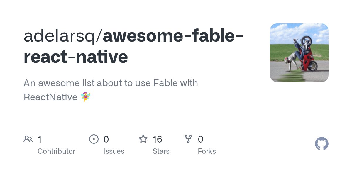 fsharponline's tweet card. An awesome list about to use Fable with ReactNative 🧚‍♀️ - adelarsq/awesome-fable-react-native