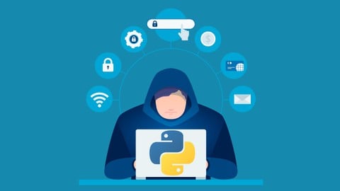 pythonspot's tweet card. Learn Python and Create Backdoors