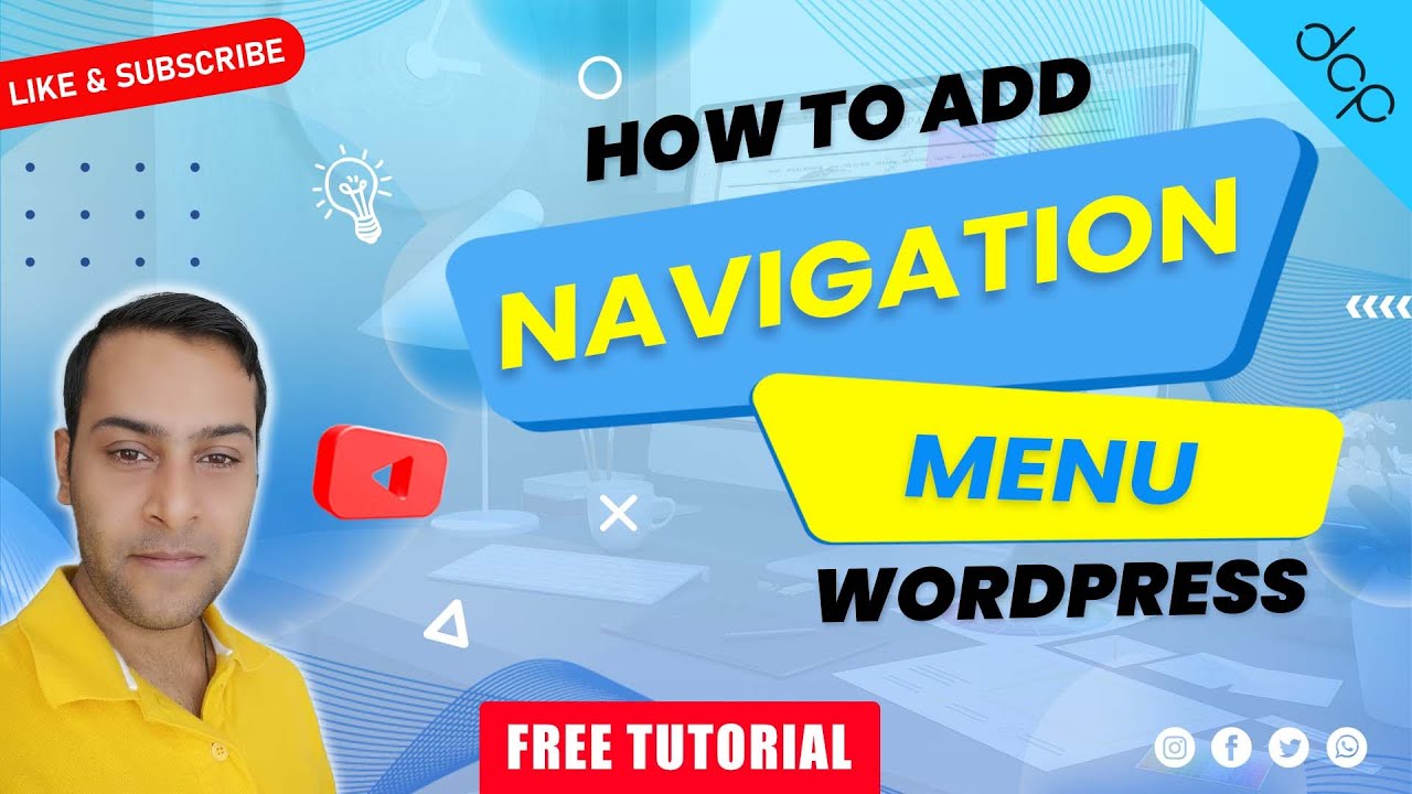 dcpwebdesigners's tweet card. How to create navigation in WordPress | WordPress Navigation Menu...
