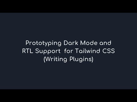 murtazasultanii's tweet card. Prototyping Dark Mode and RTL Support for Tailwind CSS - Part 1