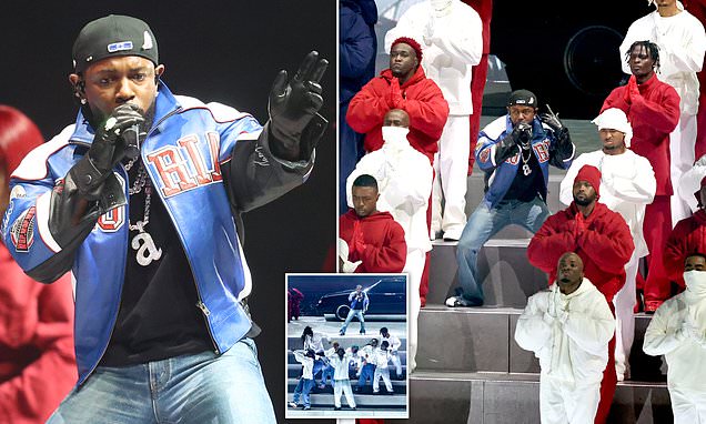 DailyMail's tweet card. Kendrick Lamar's Super Bowl halftime performance in New Orleans on Sunday drew criticism from some fans, who labeled it the 'worst halftime show ever.' 
