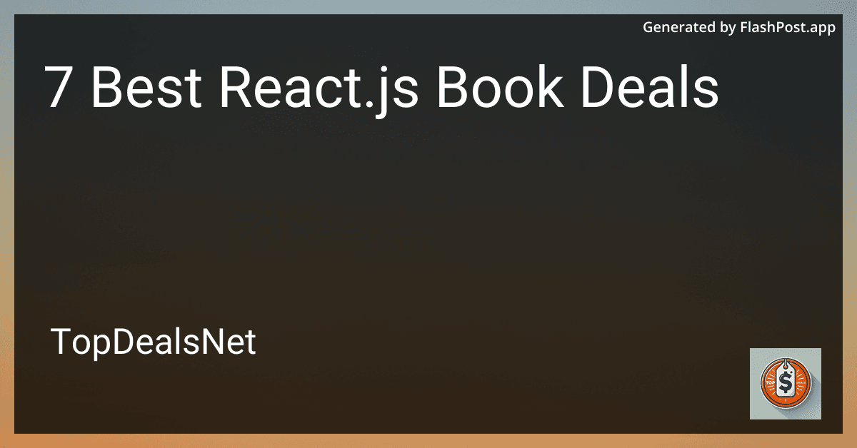 cristianalex_17's tweet card. Discover top deals on the best React.js books. Perfect your skills with our curated selection of essential reads on React development.